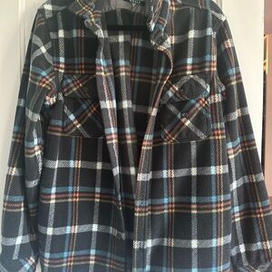 VISSLA Multicolor Plaid Shirt Jacket